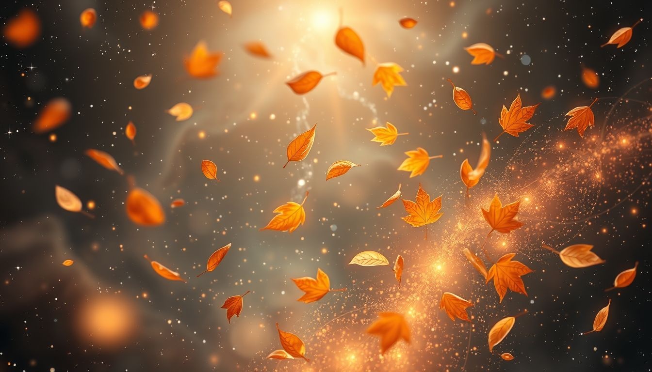 Rêver de disperser des feuilles mortes symbolise la renaissance personnelle.