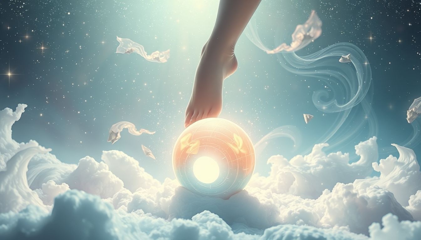 Rêver de donner un coup de pied symbolise souvent la libération émotionnelle.