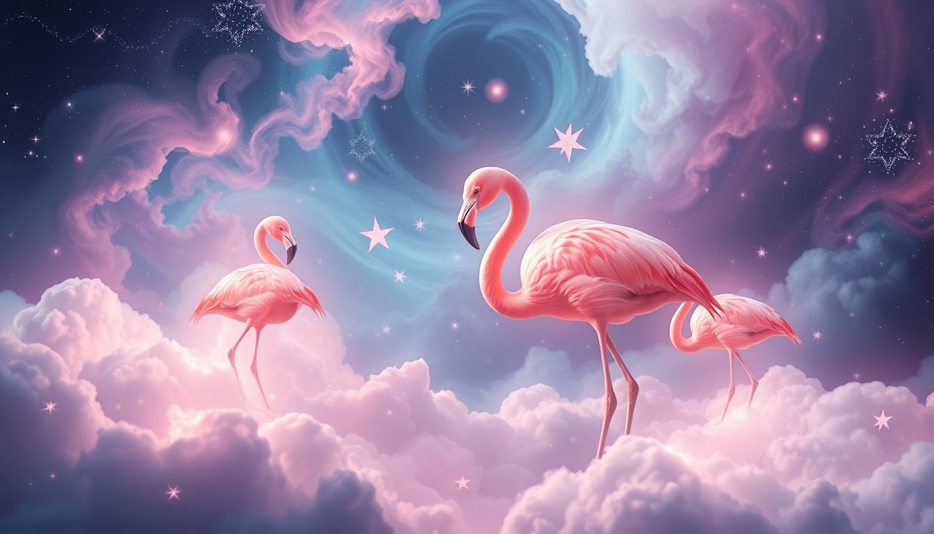 Rêver de flamants roses parlants révèle votre sagesse intérieure cachée.