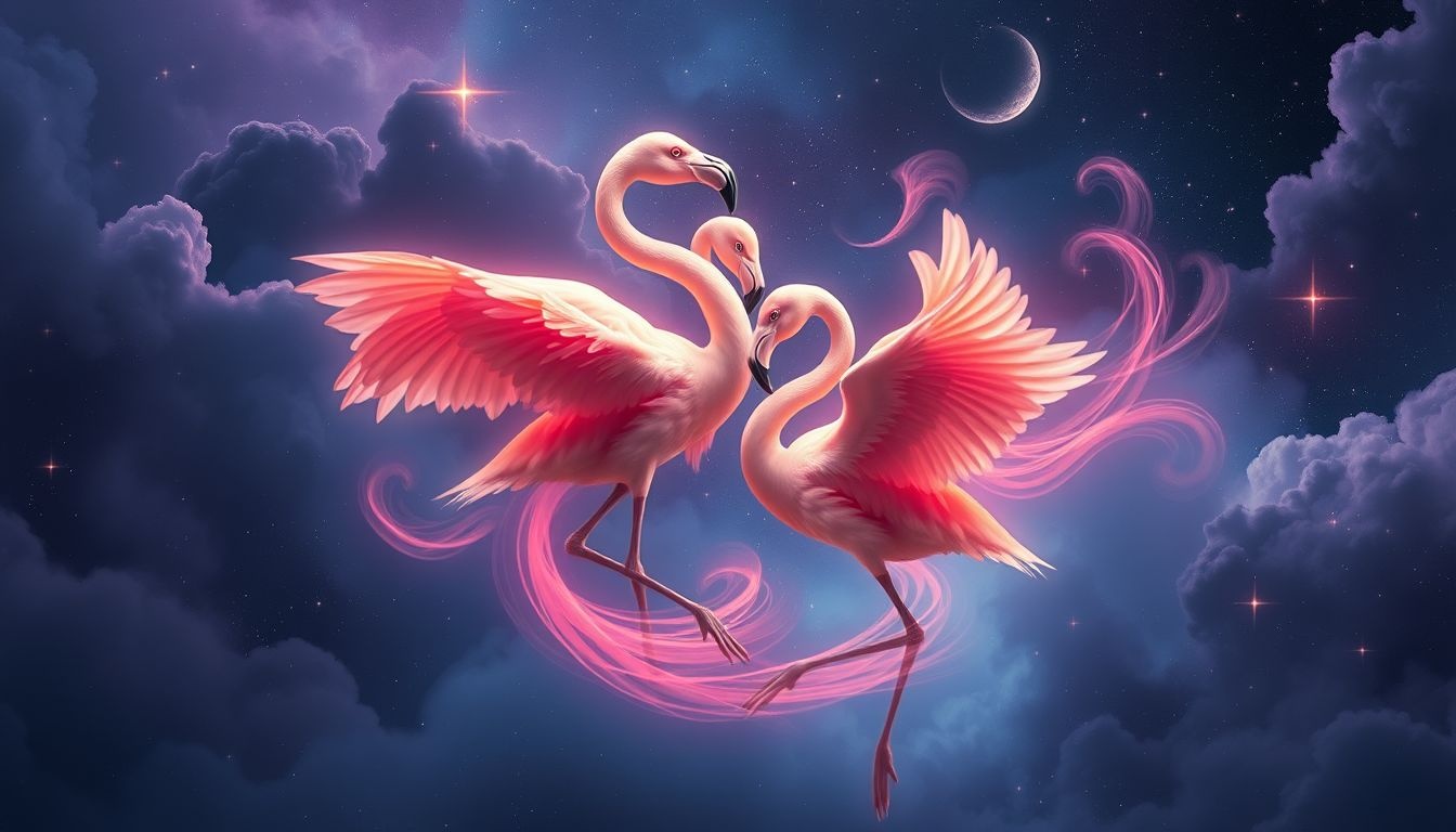 Rêver de flamants roses se battant reflète des conflits internes intenses.