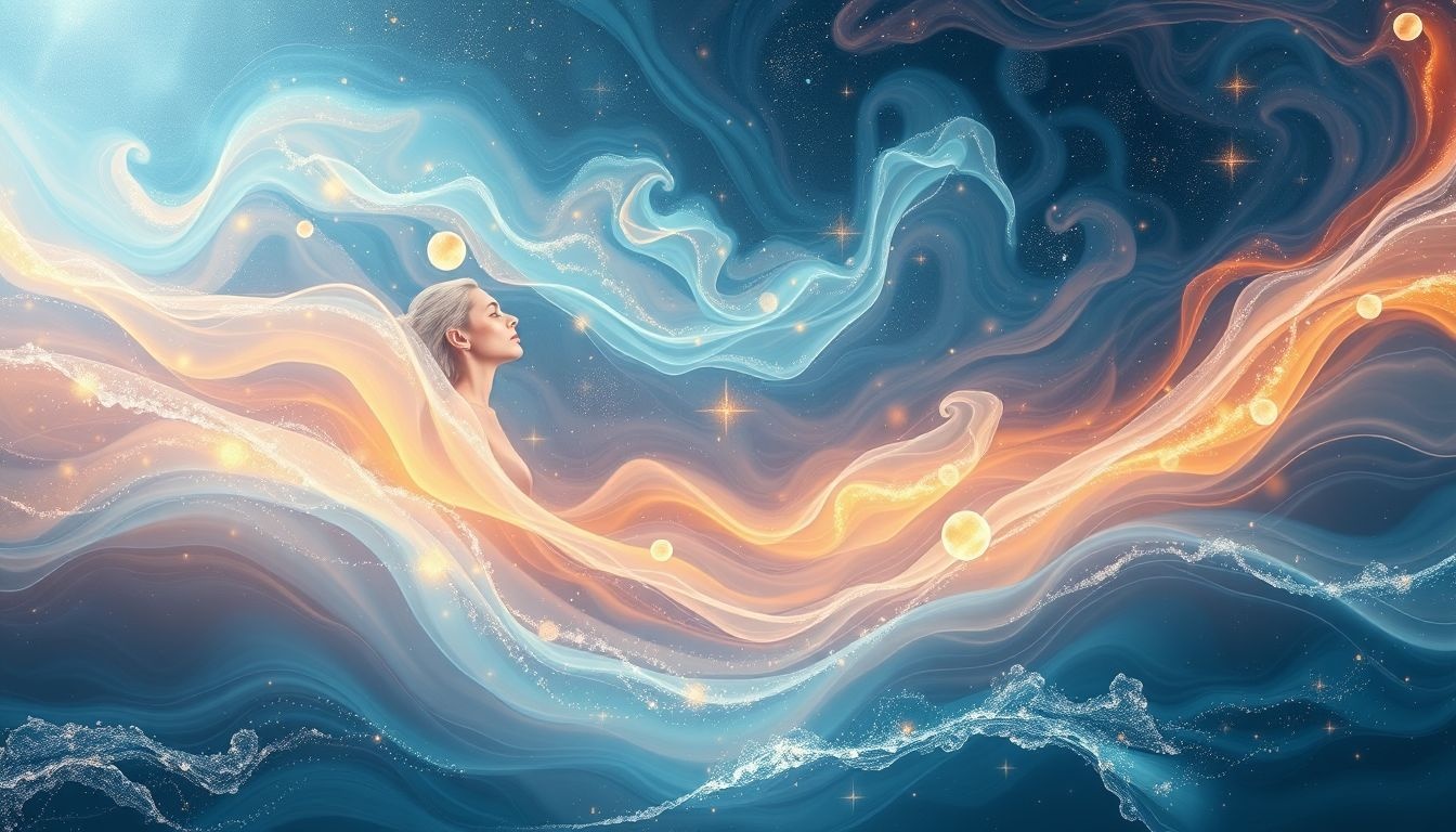 Rêver d'eau tiède symbolise un équilibre émotionnel apaisant.