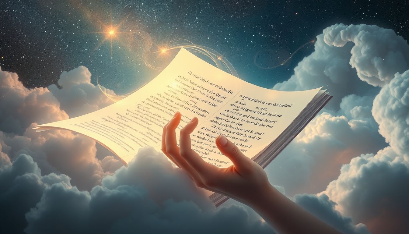 Rêver de changer la fin d’un livre reflète un désir de maîtriser son destin.