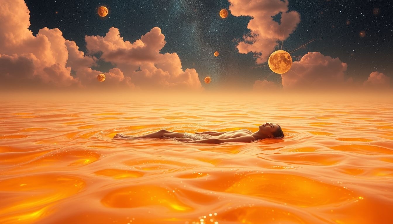 Rêver de nager dans de la marmelade symbolise douceur et créativité débordante.