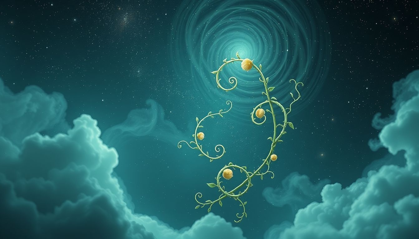 Rêver de plantes enroulées symbolise souvent le renouveau intérieur.