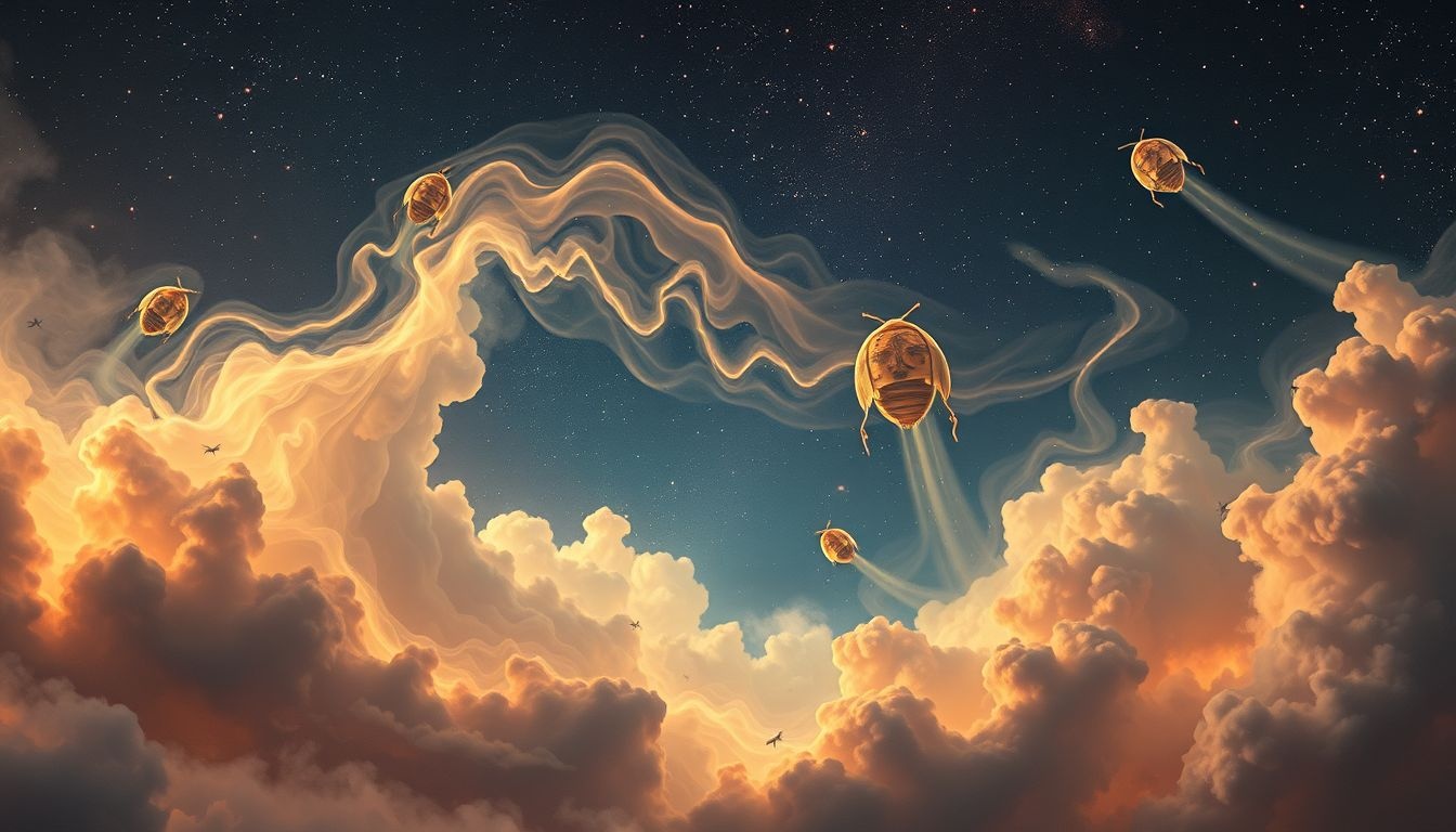 Rêver de punaises de lit symbolise souvent une perte de contrôle intérieure.