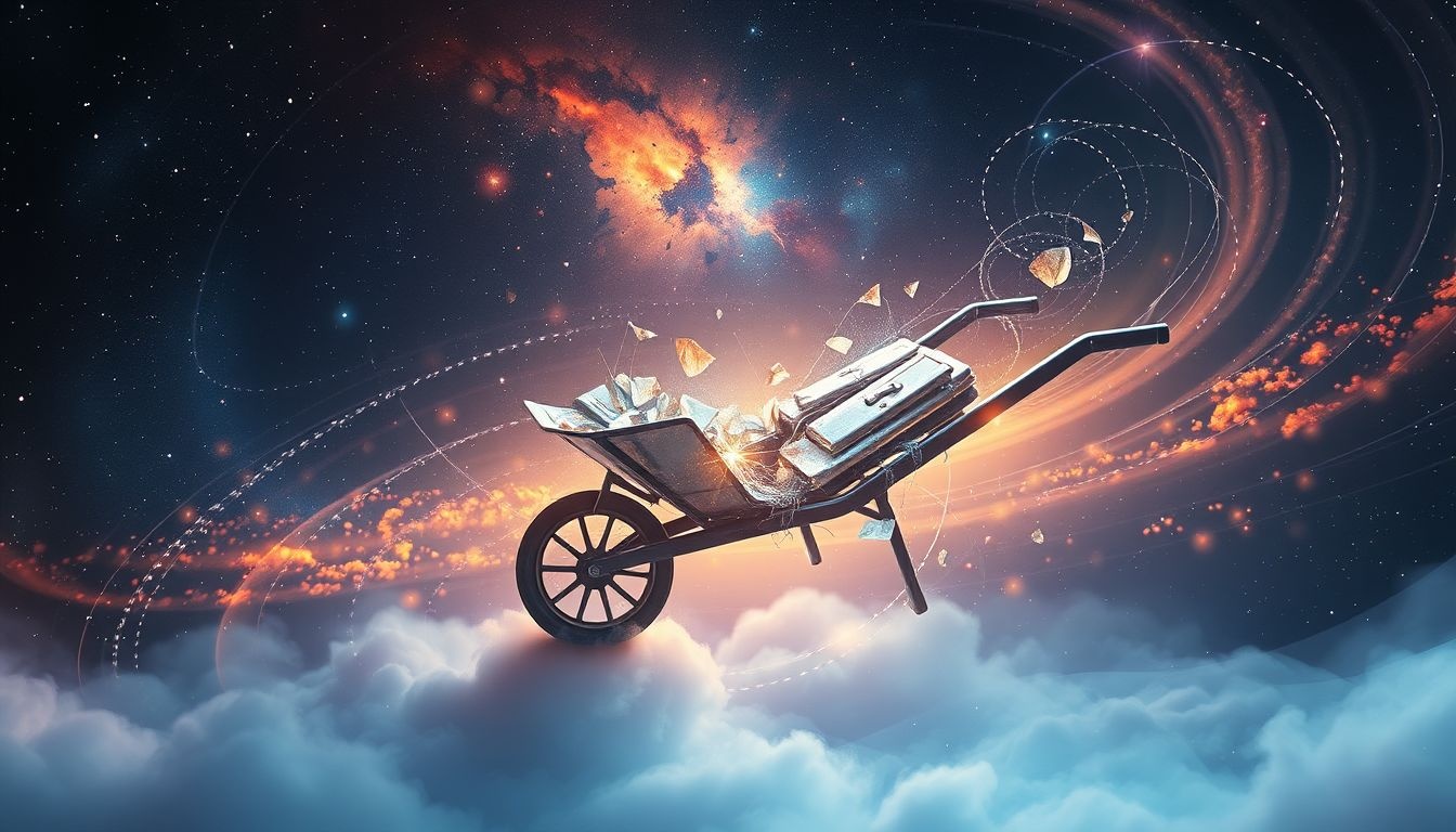 Rêver de réparer une brouette symbolise persévérance face aux obstacles.