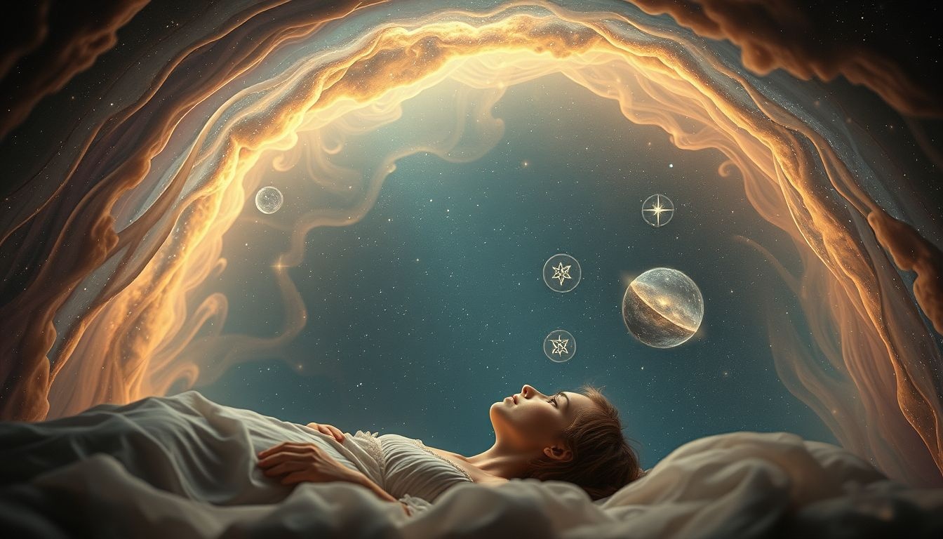 Rêver d'un plafond symbolise souvent une quête intérieure profonde.