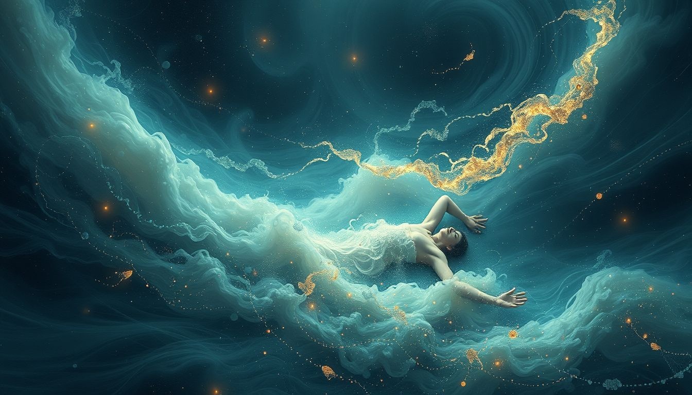 Rêver de se noyer dans les ordures symbolise un poids émotionnel.