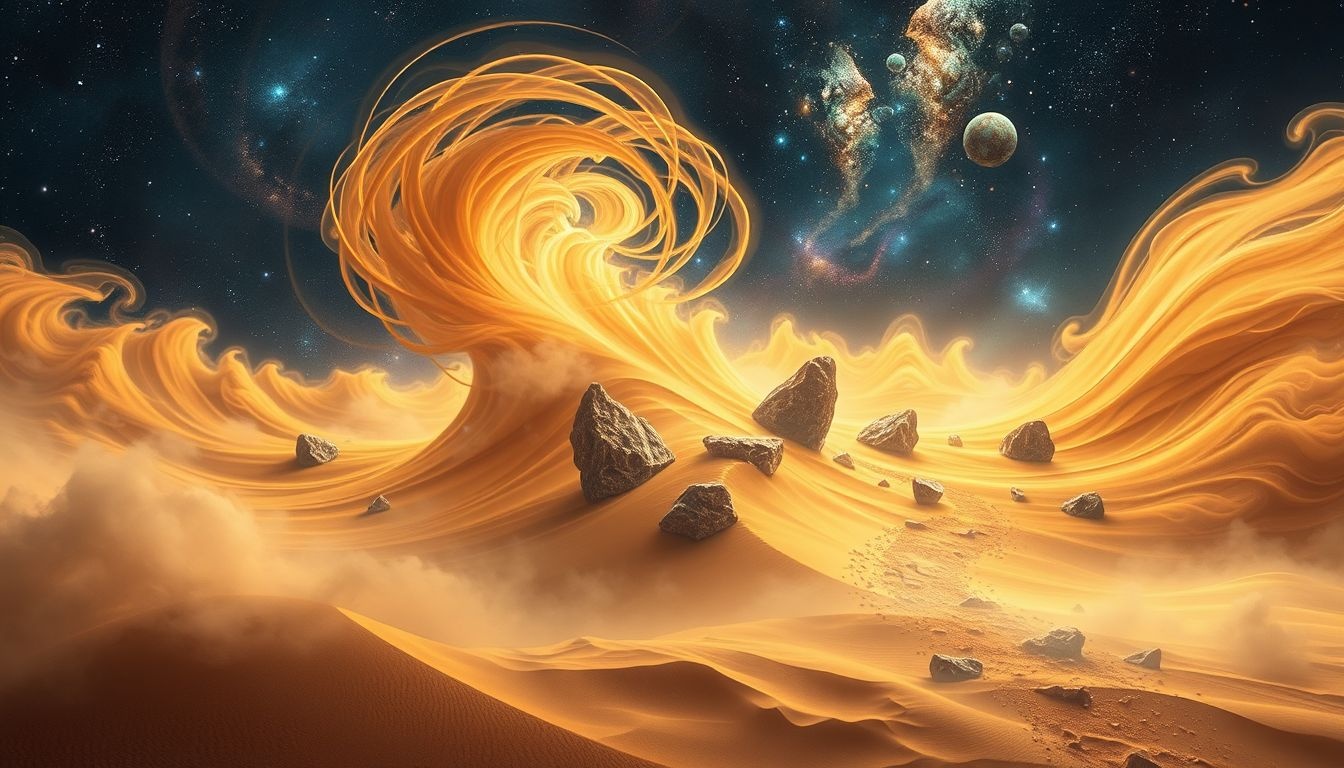 Rêver d’une tempête de sable révèle des conflits émotionnels intenses.