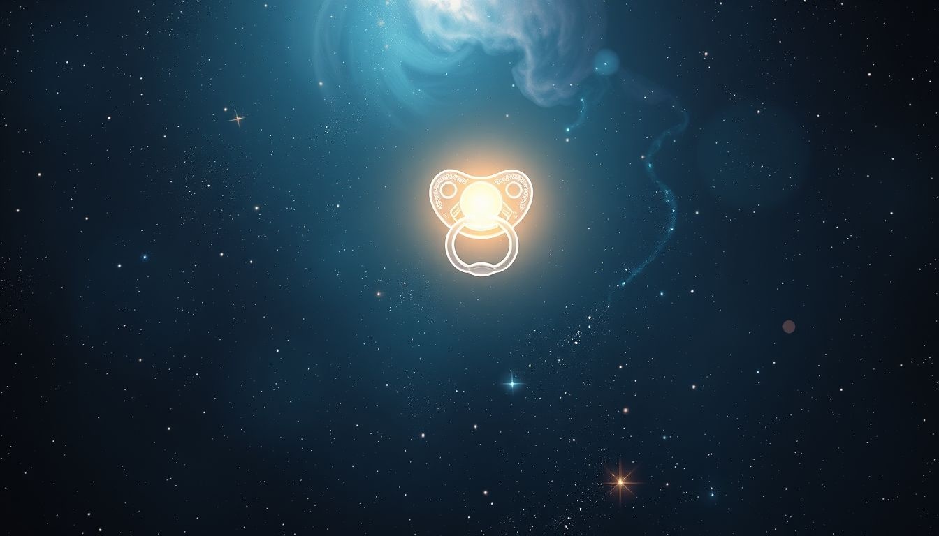 Rêver d'une tétine symbolise un réconfort face aux soucis.