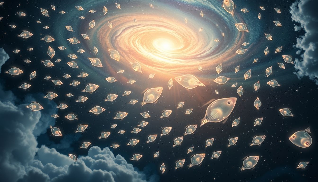 Rêver d’un frai abondant symbolise la fertilité et la prospérité.