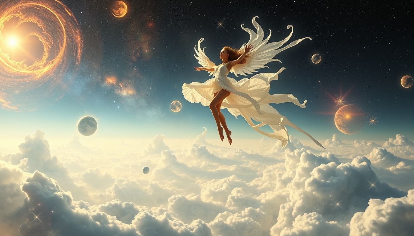 Rêver de voler sur des échasses symbolise l'émancipation spirituelle.