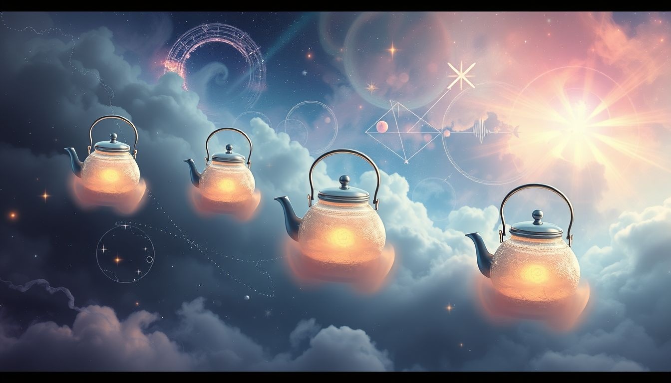 Rêver de bouilloire chaude symbolise souvent la transformation émotionnelle intense.