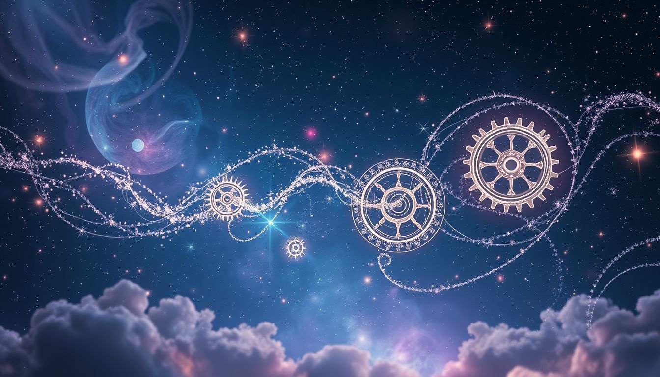 Le cliquetis d'une bicyclette symbolise la progression dans la vie.