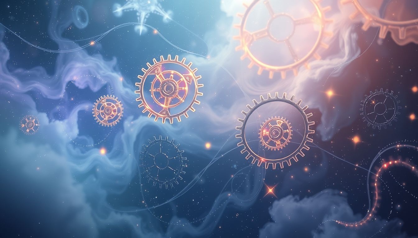 Le cliquetis d'une machine symbolise un changement progressif et précis.