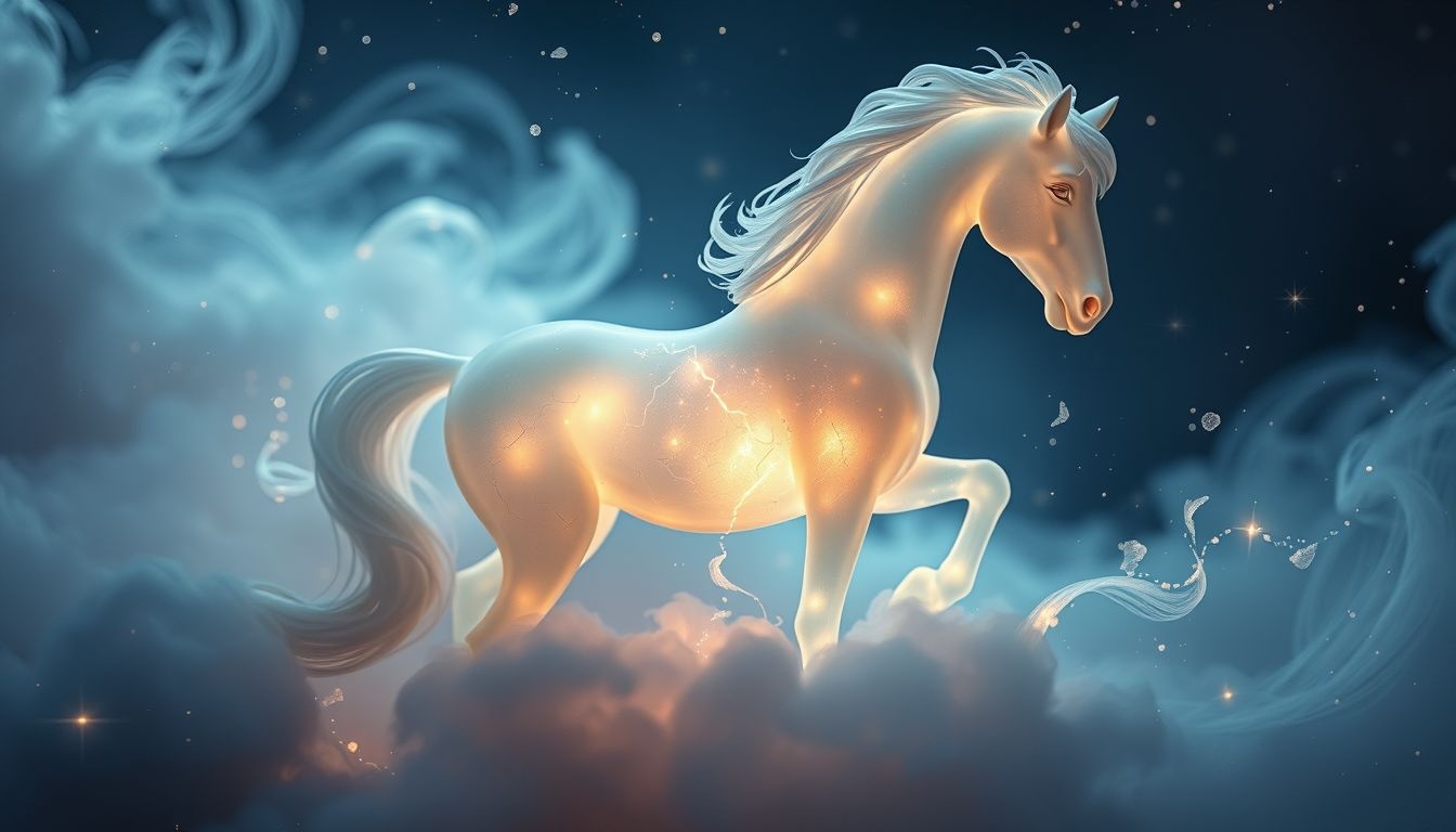 Un cheval de diligence blessé symbolise des obstacles imprévus dans votre voyage.