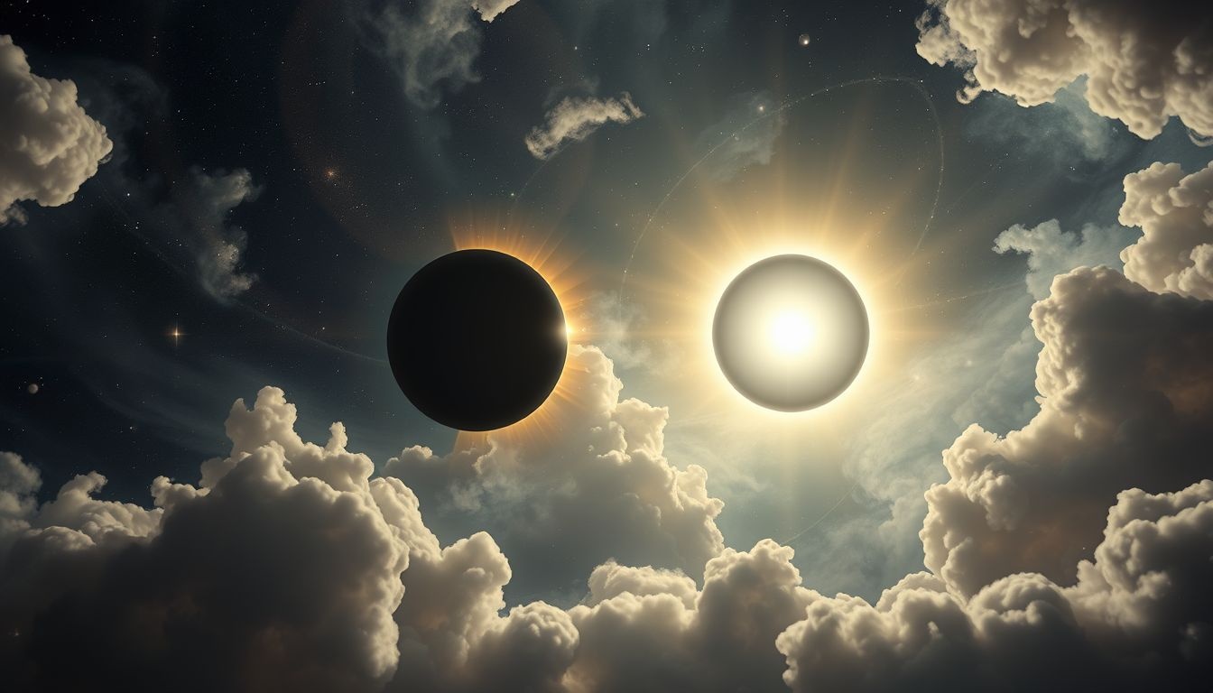 Une éclipse totale symbolise une transformation profonde, l’éclipse partielle, un changement partiel.