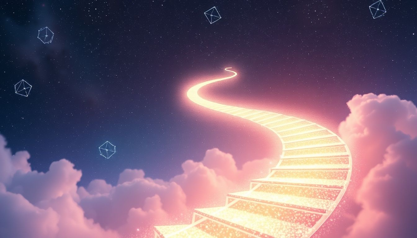 La glissière ascendante symbolise la progression grâce à la persévérance.