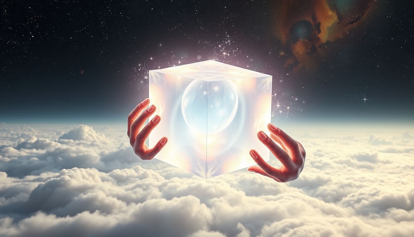 Manipuler un cube dans un rêve symbolise contrôle et transformation intérieure.