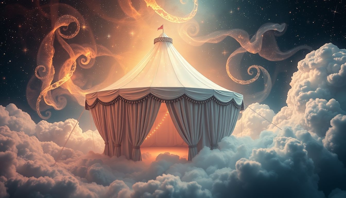 Rêver d’un chapiteau symbolise souvent aventure et émotions intenses.