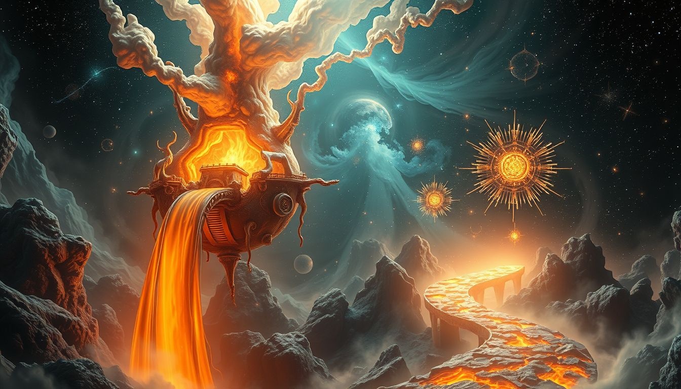 Rêver d'un haut fourneau symbolise l'urgence d'une transformation intérieure.