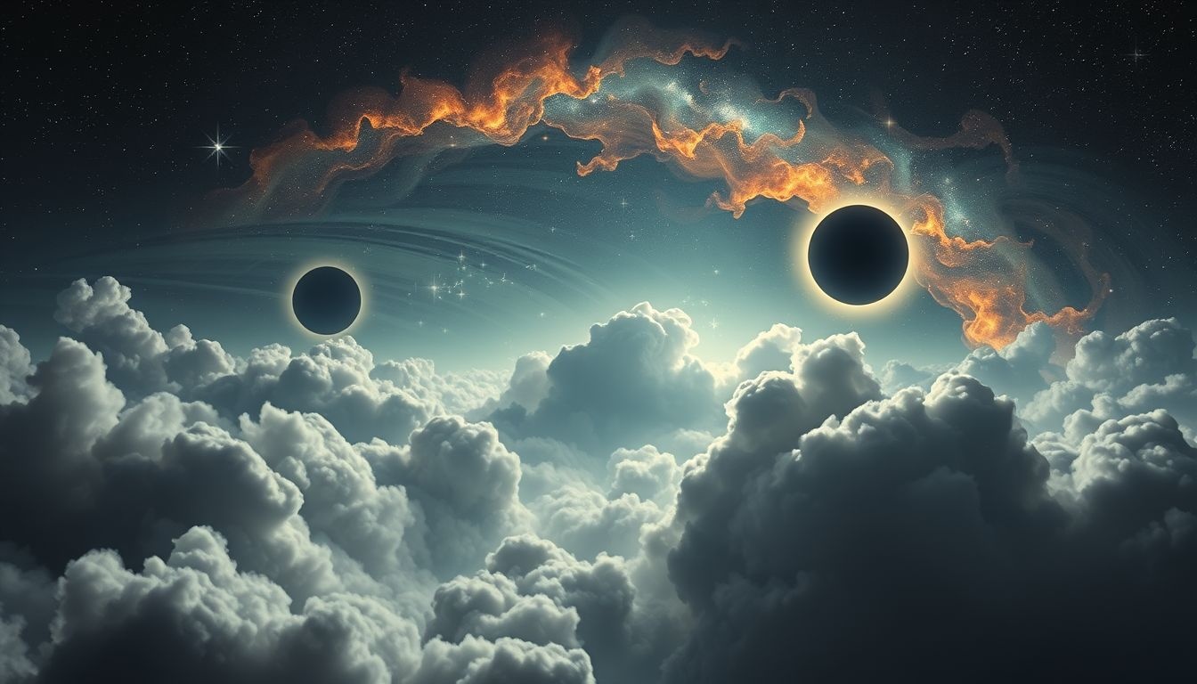 L'éclipse symbolise souvent la peur face à l'inconnu et l'anxiété.