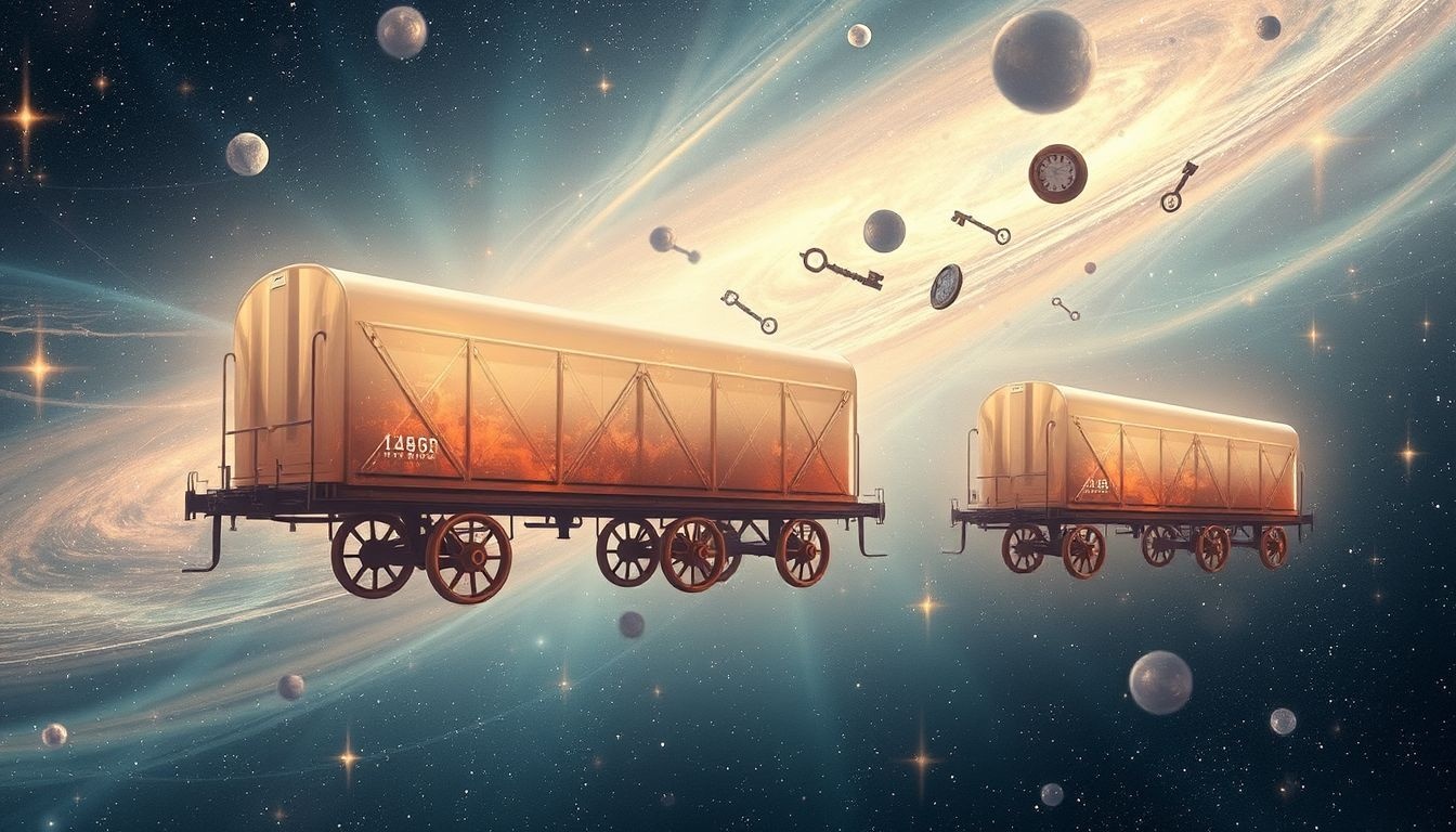 Rêver de wagons de marchandises symbolise souvent un voyage intérieur.
