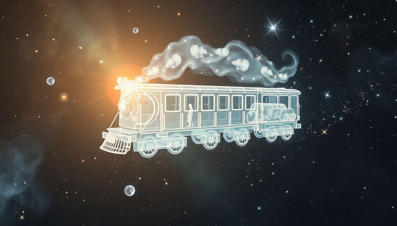 Les trains symbolisent souvent le voyage intérieur et le destin personnel.