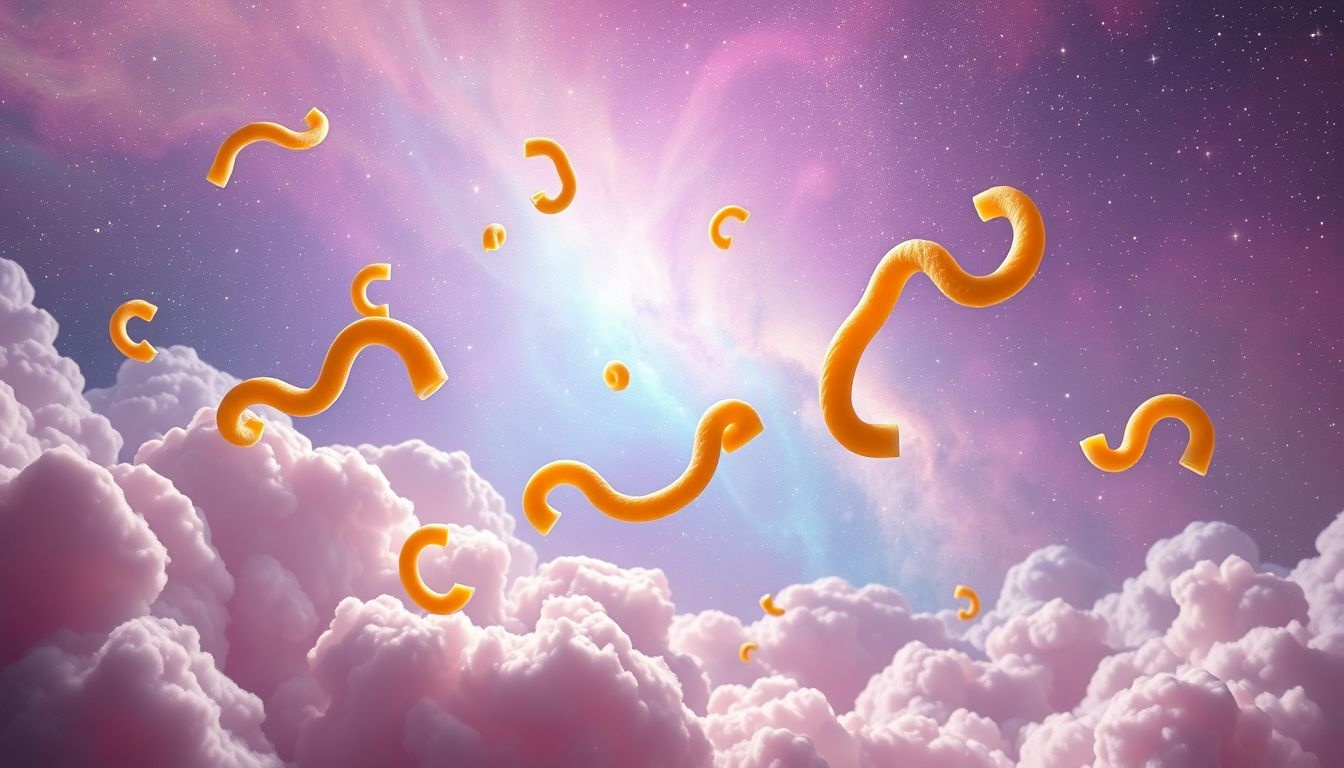 Les macaronis étranges symbolisent votre unicité et créativité intérieure.