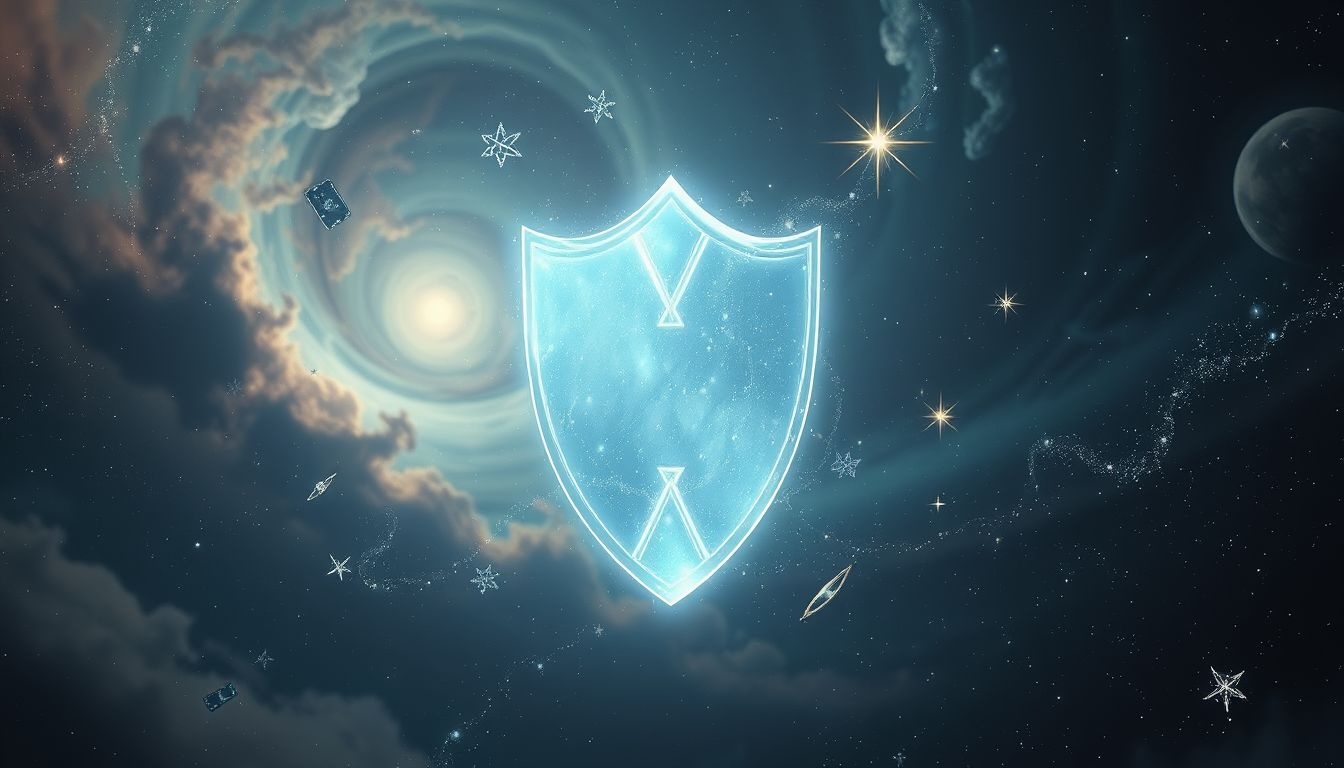 Le bouclier dans un rêve symbolise souvent une défense psychologique.