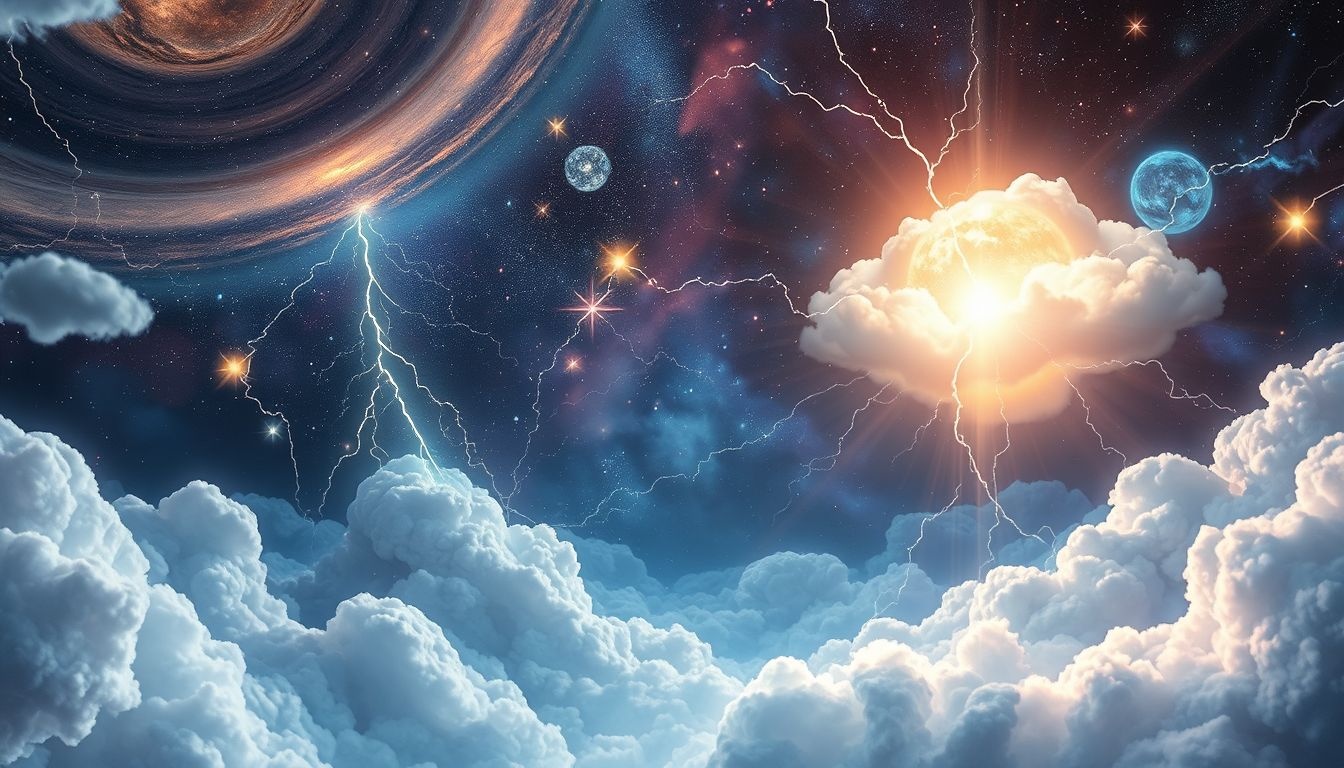 Les éclairs dans les rêves symbolisent souvent une révélation soudaine.