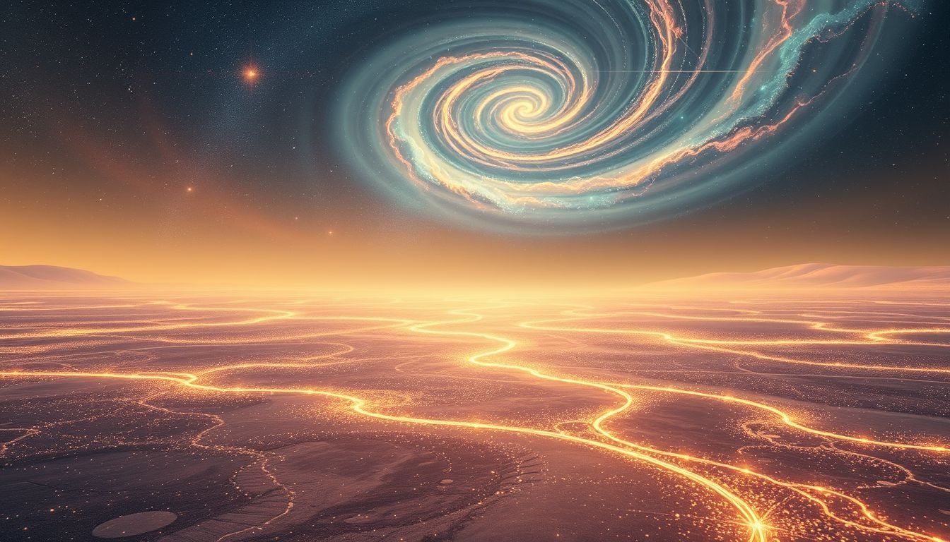 La plaine alluviale symbolise souvent un renouveau spirituel profond.