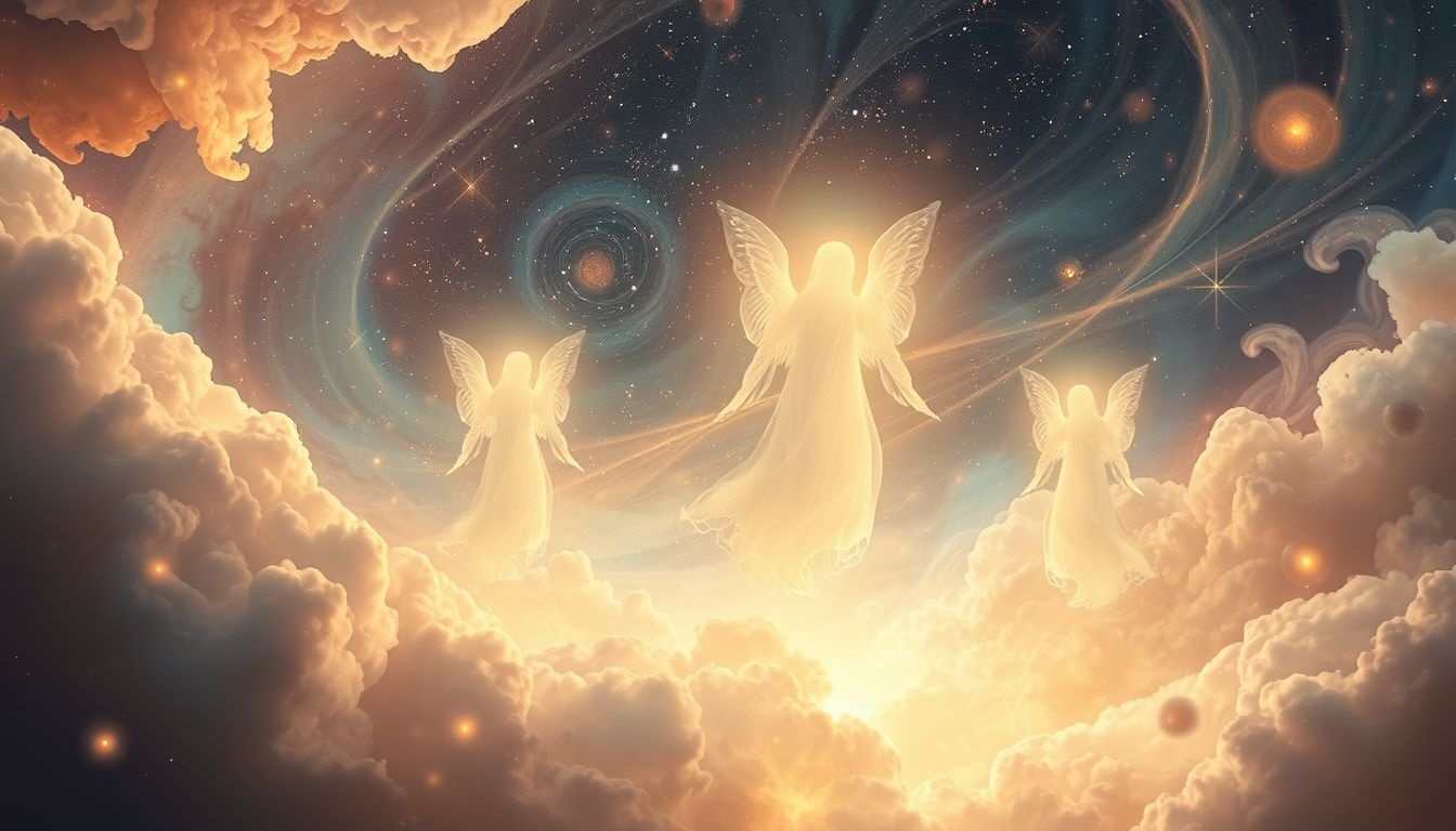 Rêver d’ascension avec défunts symbolise souvent guidance et apaisement.
