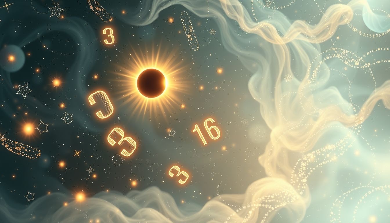 Rêver d’éclipse révèle des chiffres clés en numérologie mystique.