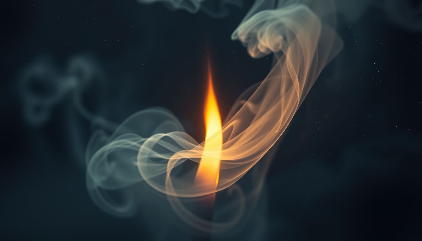 Rêver d'encens éteint symbolise foi perdue et opportunités manquées.