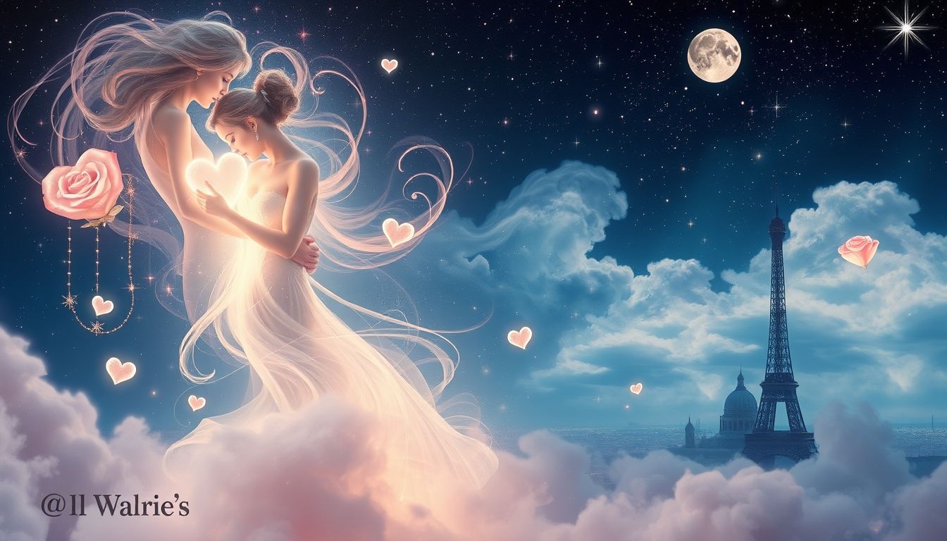 Rêver d'amour à Paris symbolise passion et quête d'âme sœur.