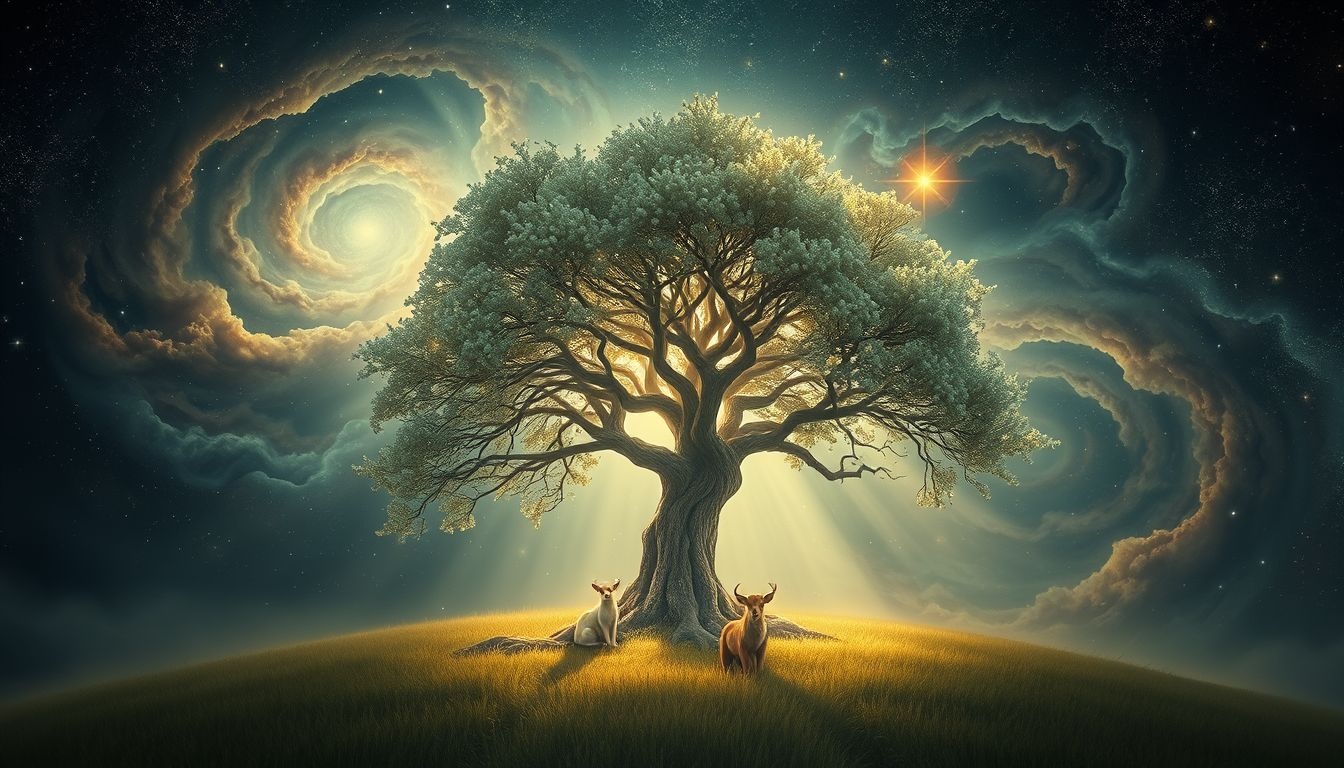 Rêver d’un arbre de prairie symbolise l’harmonie avec la nature.