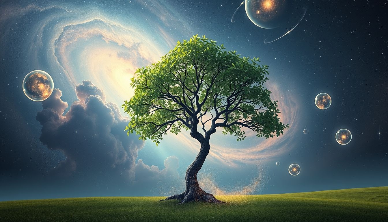 Rêver d’un arbre de prairie qui se transforme symbolise la métamorphose intérieure.