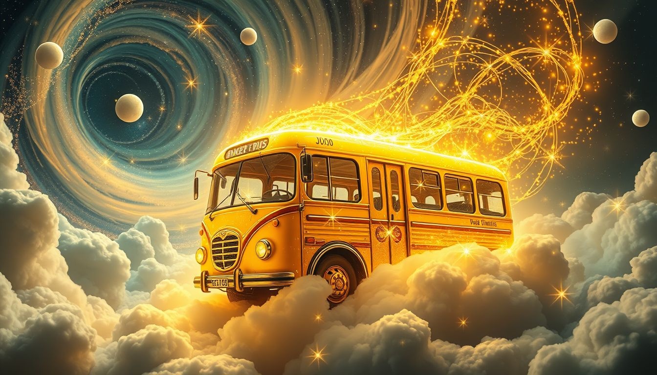 Rêver d'un autocar jaune symbolise optimisme et bonheur collectif.