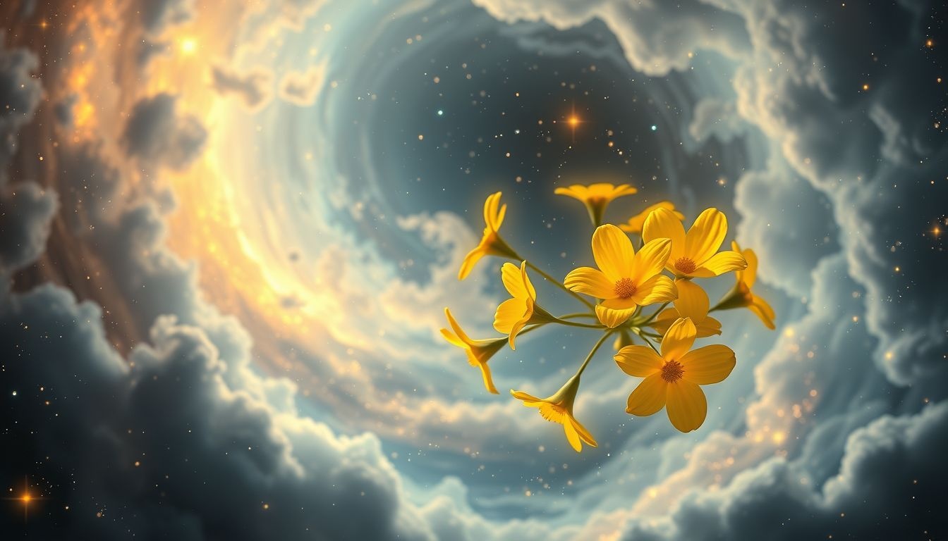 Rêver d’un bouquet jaune symbolise l’amitié et la joie imminente.
