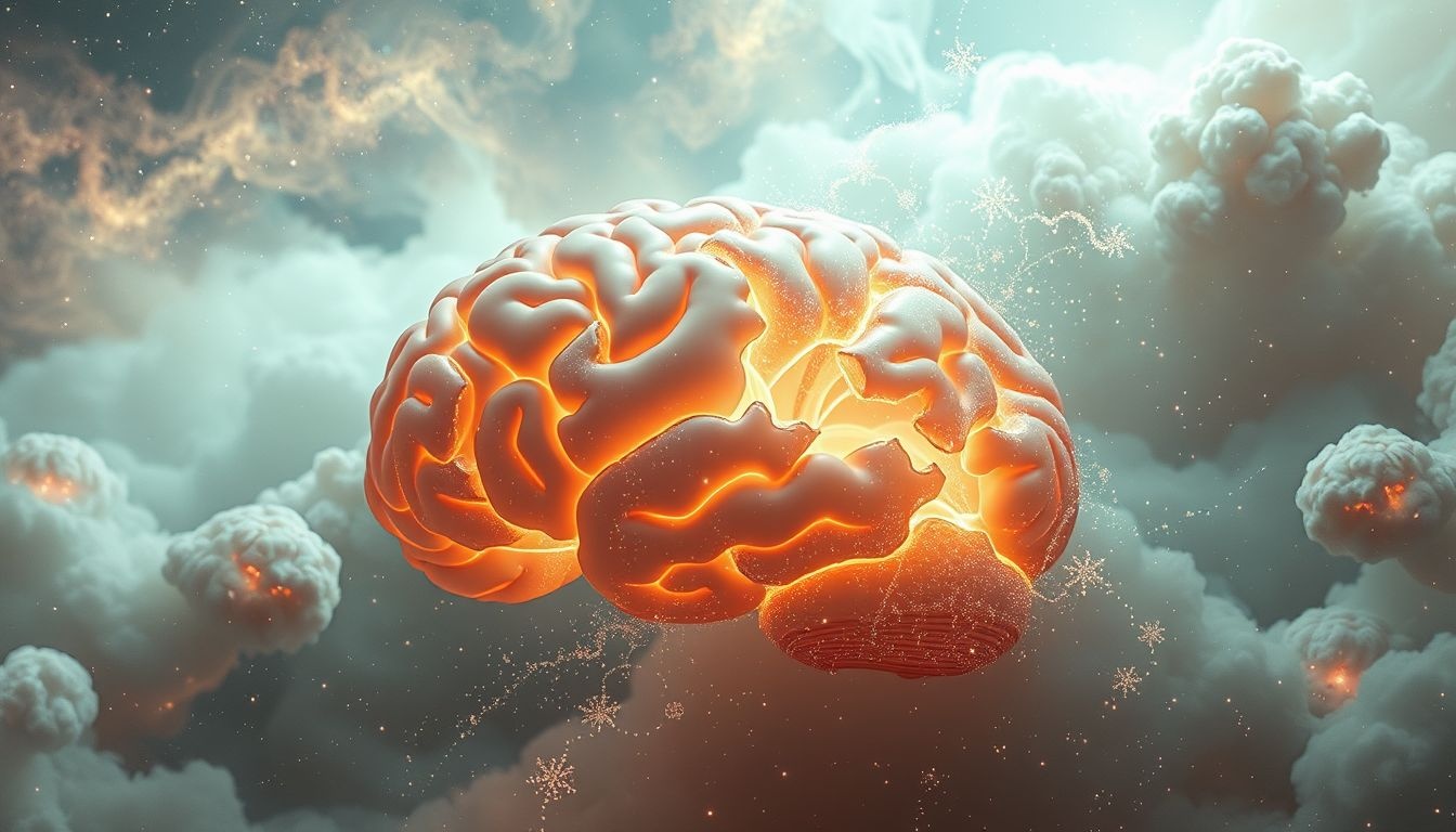 Rêver d’un cerveau qui se décompose symbolise un déclin mental.