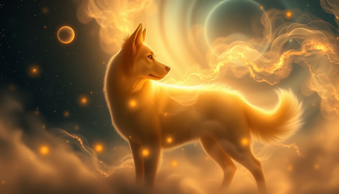 Rêver d’un chien amical symbolise amour, confiance et bonheur partagé.