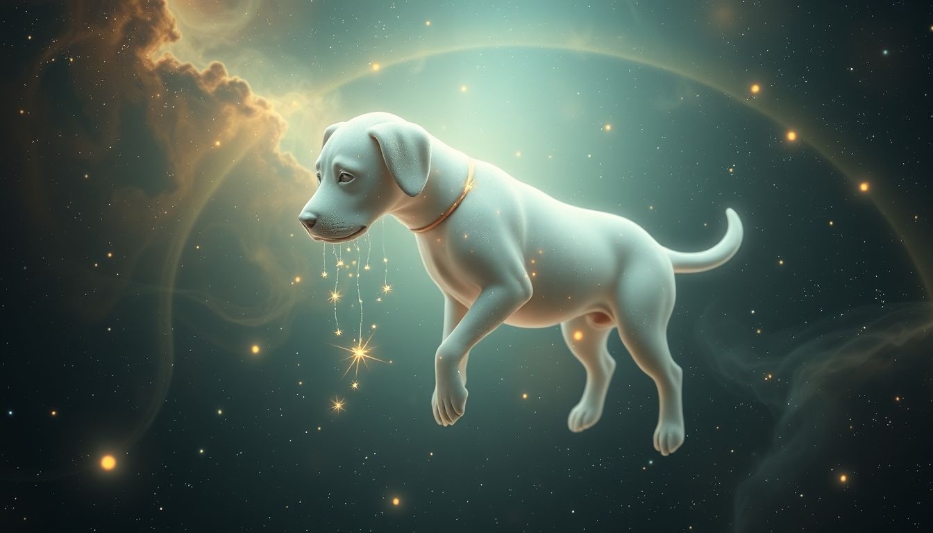 Rêver d’un chien pleurant révèle un désir profond de réconfort.