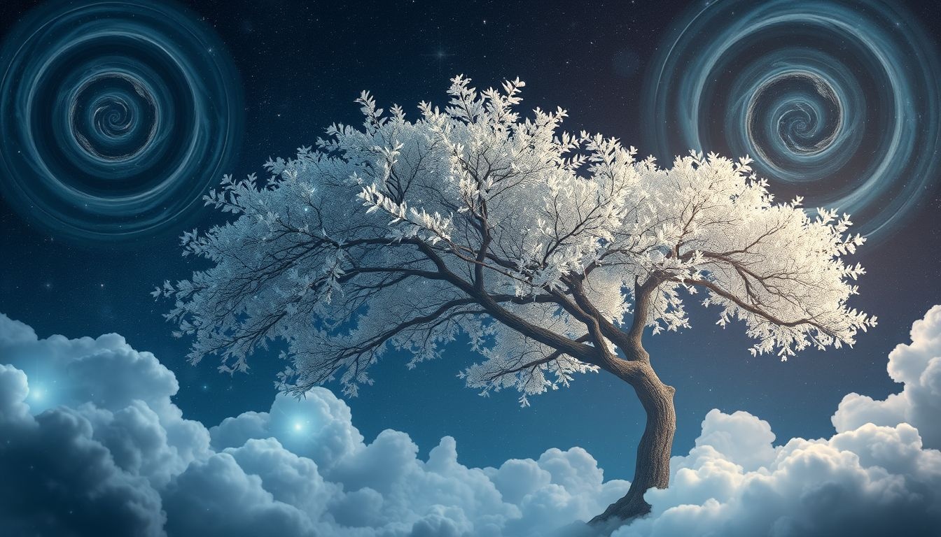 Rêver d'un frêne argenté révèle votre profonde intuition spirituelle.