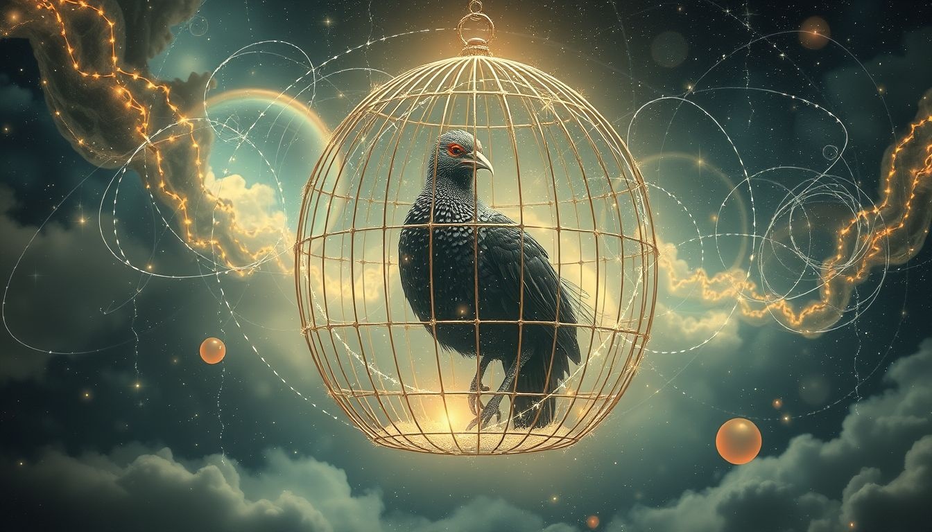 Rêver d’un grand tétras en cage symbolise l’enfermement intérieur.