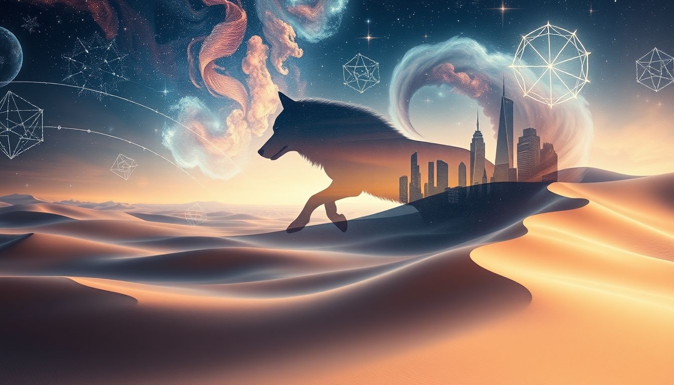 Rêver d’un husky en ville symbolise adaptation et défis inattendus.