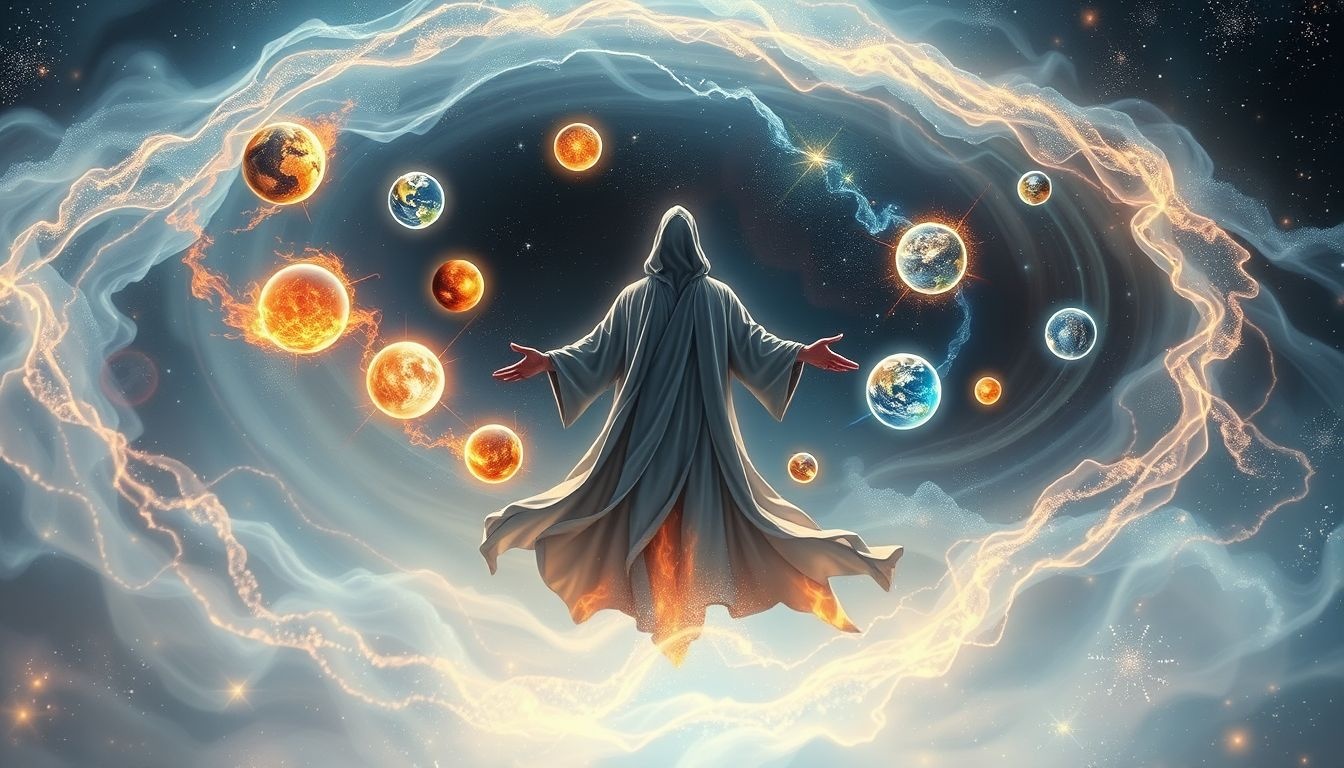 Rêver d'un magicien élémentaire symbolise un pouvoir intérieur immense.
