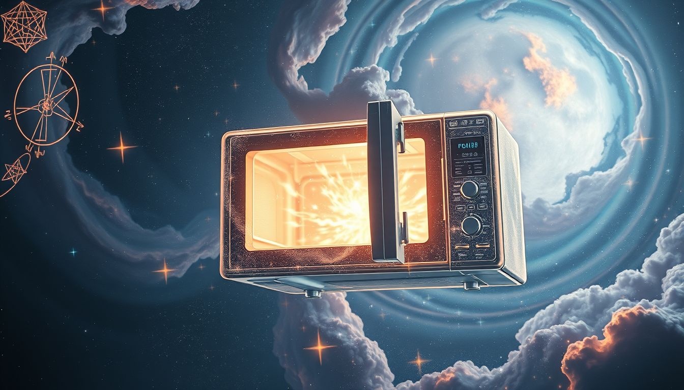 Rêver d’un micro-ondes géant signale des défis ou grandes chances.