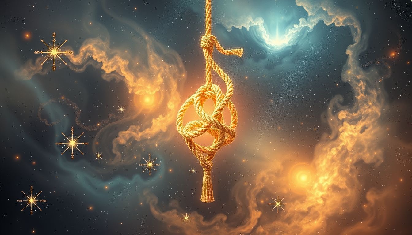 Rêver d’un nœud marin symbolise stabilité et esprit d’aventure.