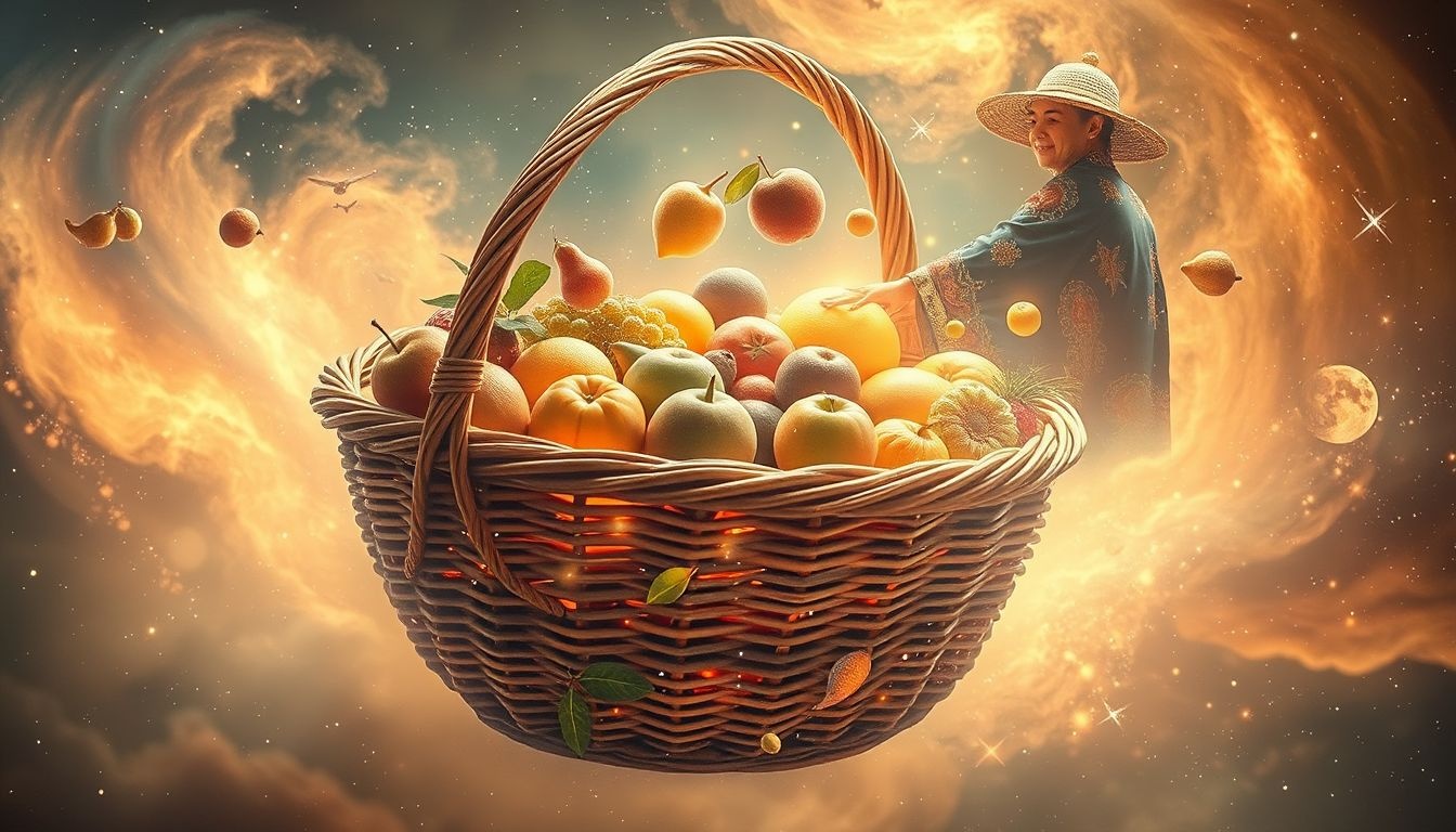 Rêver d’un panier garni symbolise abondance et prospérité culturelle.